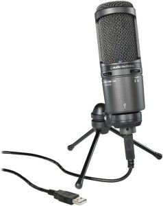 Audio-Technica AT2020USB+ cardioid condenser USB microphone