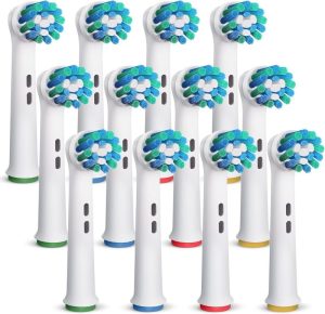 GENKENT 12-pack replacement brush heads compatible with Oral-B