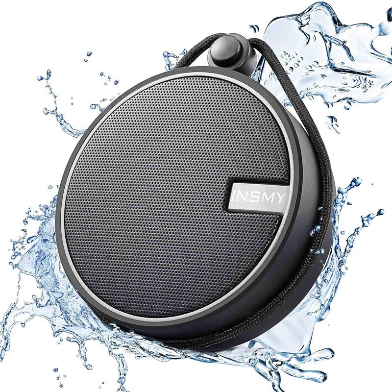INSMY C12 IPX7 shower Bluetooth speaker with suction cup