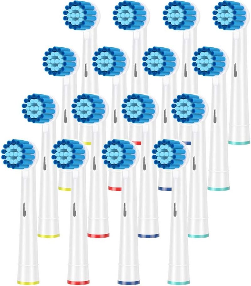 ITECHNIK sensitive replacement brush heads compatible with Oral-B