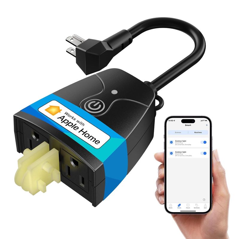 Meross MSS620 outdoor waterproof smart plug for Amazon Alexa