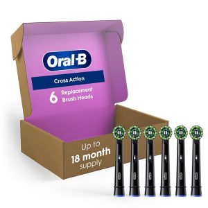 Oral-B CrossAction genuine replacement brush heads 6-pack