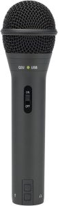 Samson Q2U USB and XLR dynamic podcast microphone