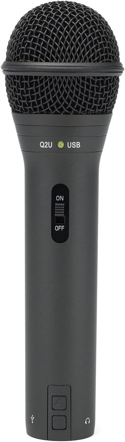 Samson Q2U USB and XLR dynamic podcast microphone