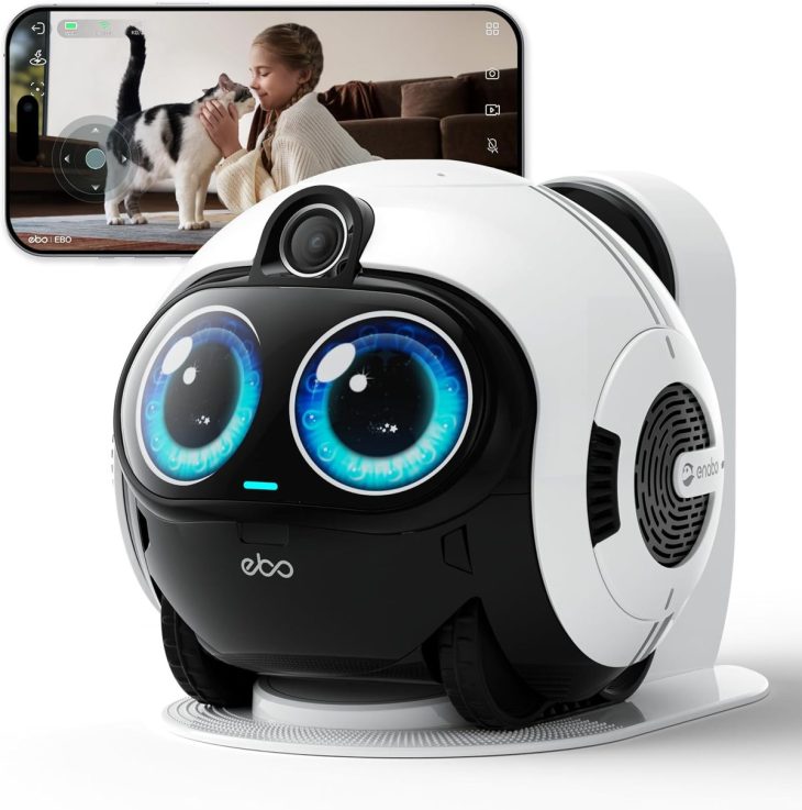 Enabot EBO Max mobile home robot with 4K camera, one of the best household robots in 2026