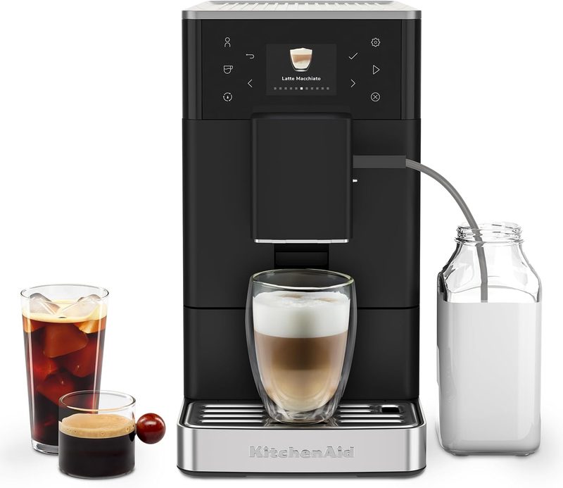KitchenAid KF3 KES8453 fully automatic espresso machine with iced coffee