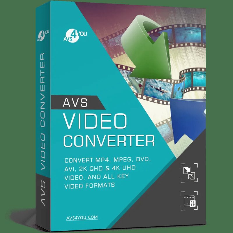 AVS Video Converter box art from the AVS4YOU suite
