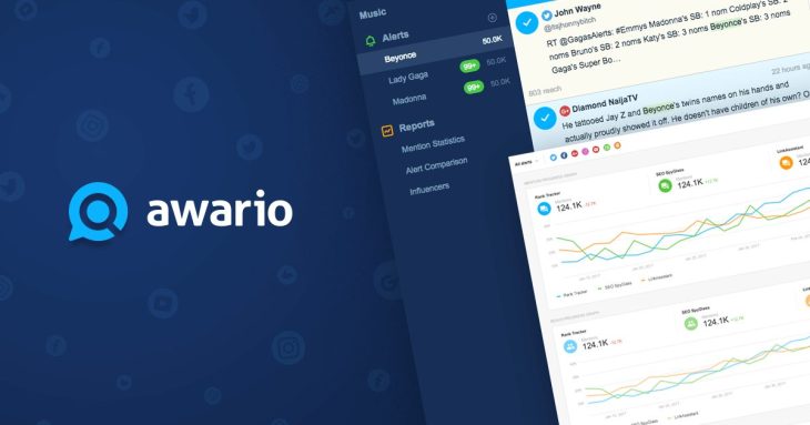 Awario social listening and brand monitoring tool