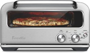 Breville Smart Oven Pizzaiolo indoor pizza oven in brushed stainless steel