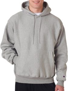 Champion men's Reverse Weave fleece pullover hoodie