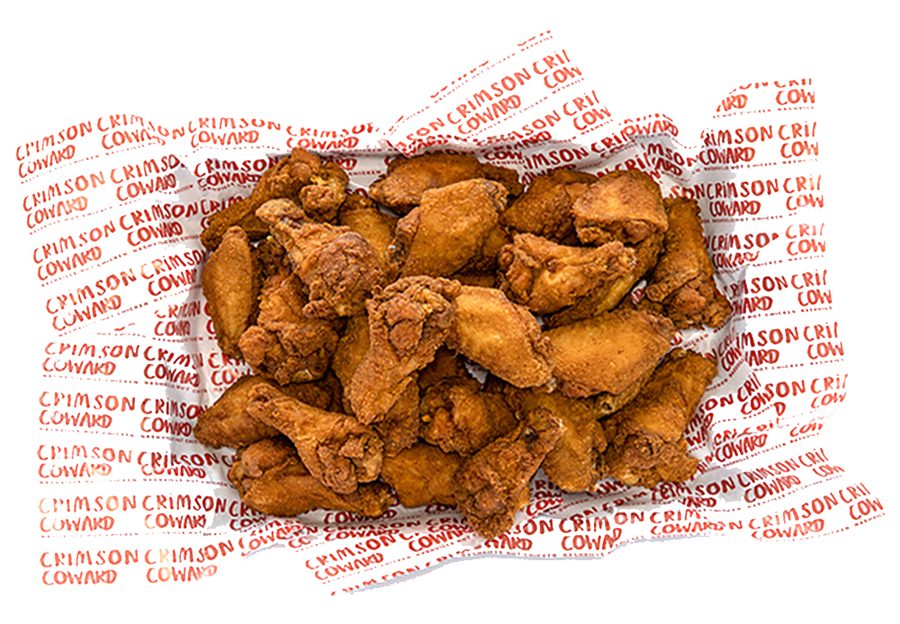 Crimson Coward halal Nashville hot wings