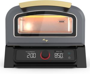 Current Model P+ smart electric pizza oven in slate