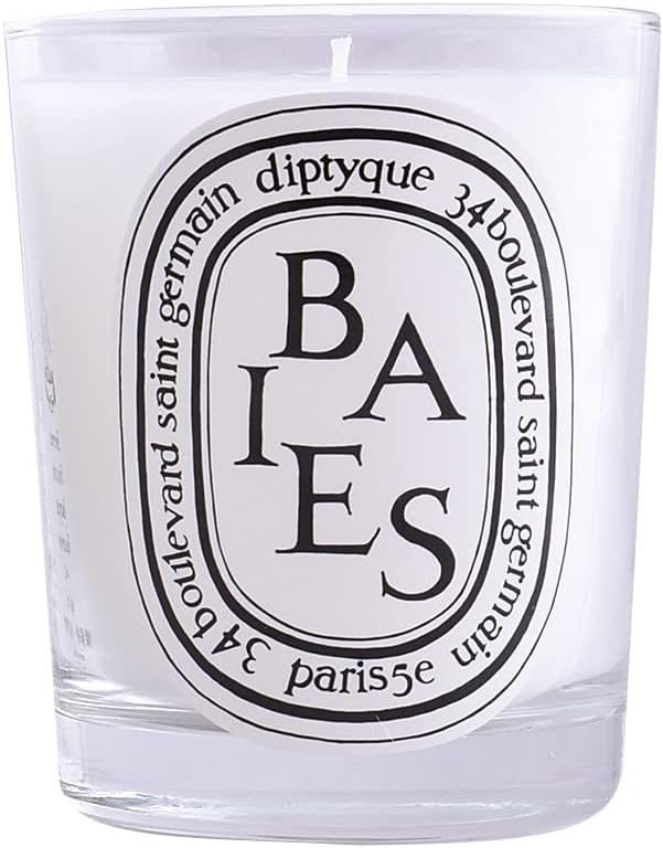 Diptyque Baies scented candle 6.5 oz in black glass