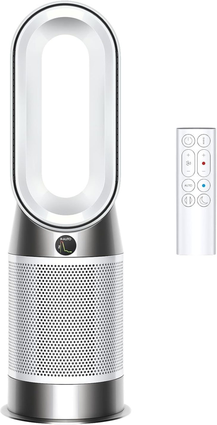 Dyson Purifier Hot+Cool HP1 purifying fan heater in white