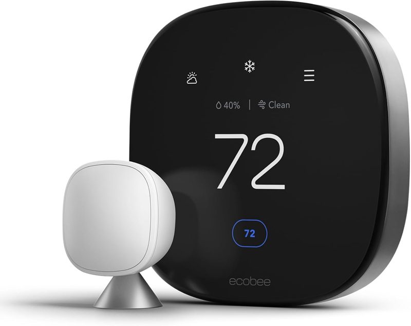 ecobee Smart Thermostat Premium with color touchscreen