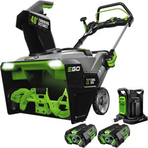 EGO Power+ 21 inch cordless snow blower with steel auger