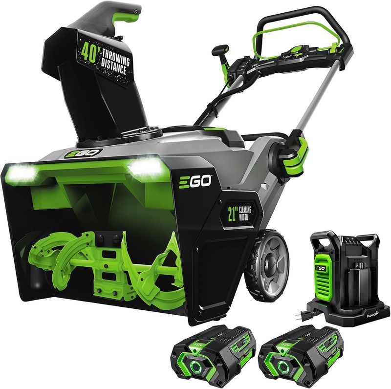 EGO Power+ 21 inch cordless snow blower with steel auger
