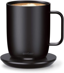 Ember Mug 2 14 oz black temperature control smart heated coffee mug