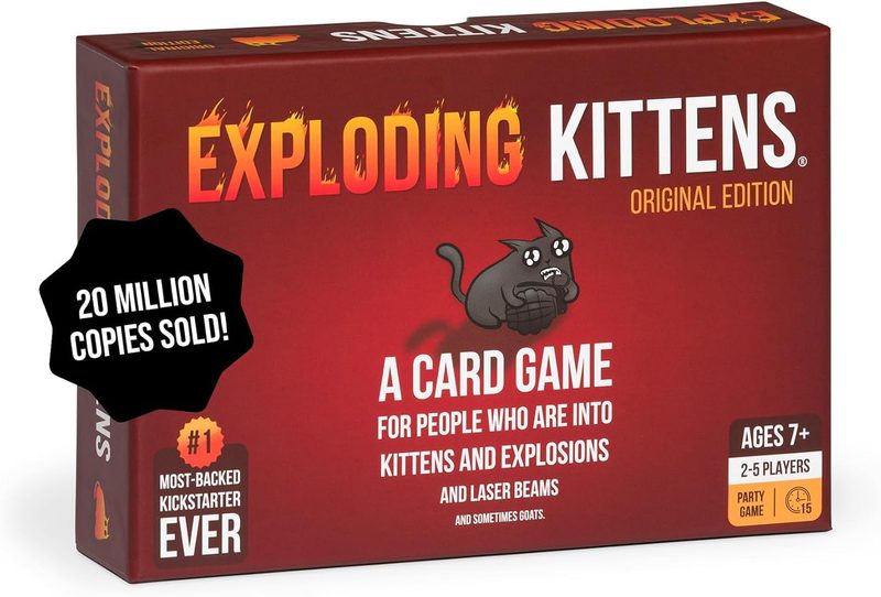Exploding Kittens Original Edition card game box