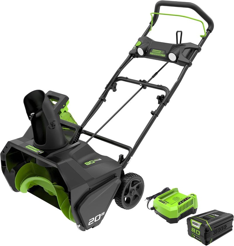 Greenworks 80V 20 inch brushless cordless snow blower