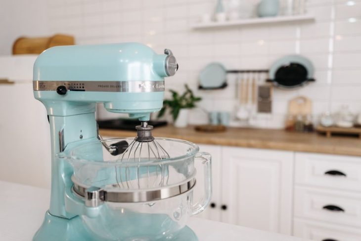 Baking at home with a stand mixer