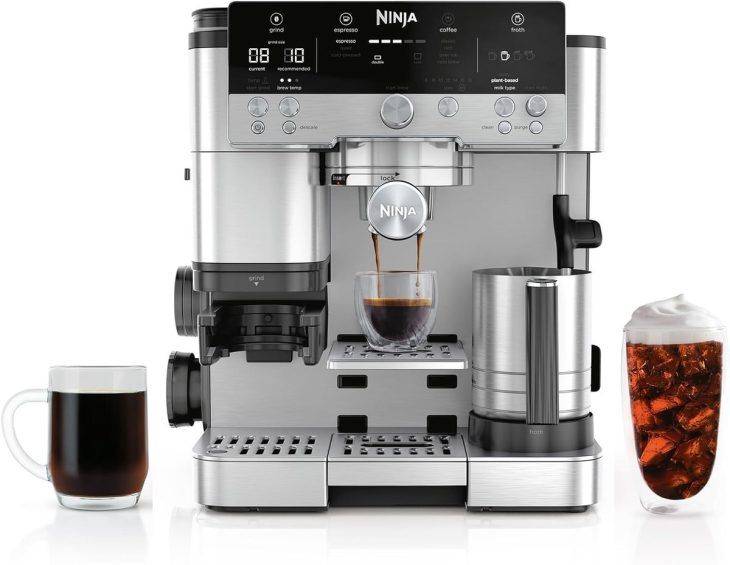 Ninja Luxe Café Premier espresso, drip coffee and cold brew machine