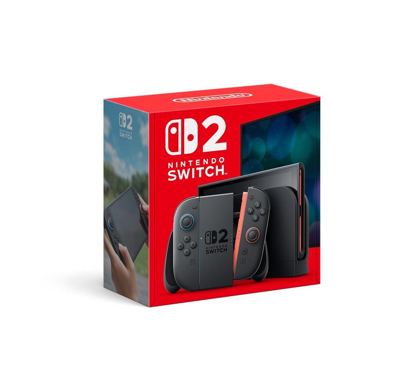 Nintendo Switch 2 console with Joy-Con controllers