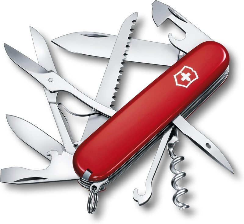 Victorinox Huntsman red Swiss Army knife with 15 functions