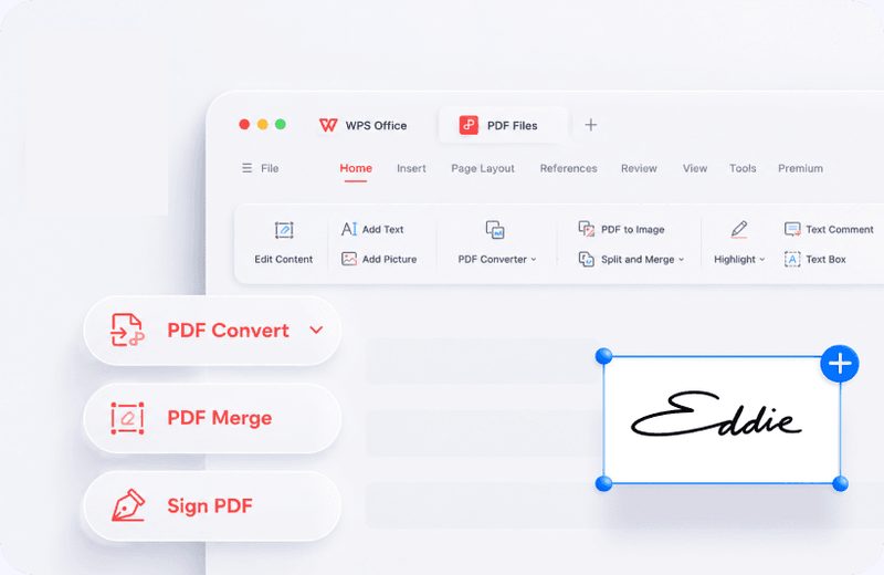 WPS Office PDF editor